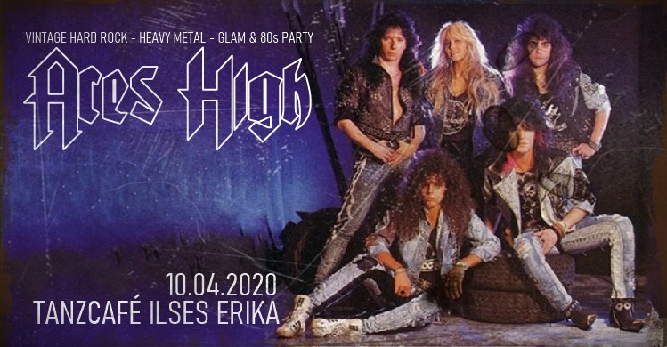verschoben: Aces High - Vintage Hard Rock, Heavy Metal, Glam & 80s Party